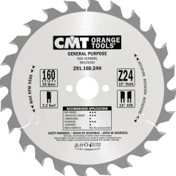 CMT savklinge 160x2,2x20 mm Z24W