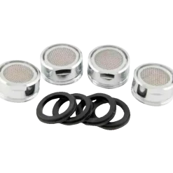 Cyan luftblander 22,1 mm 4 stk krom