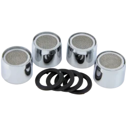 Cyan luftblander 22,1 mm 4 stk krom