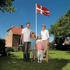 Danomast glasfiber flagstang inkl. flag og montering