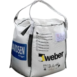 Davidsen 7,7% strandmørtel 0-2 mm BigBag á 500 L