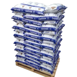 Davidsen træpiller 6 mm - palle med 900 kg / 60 poser á 15 kg