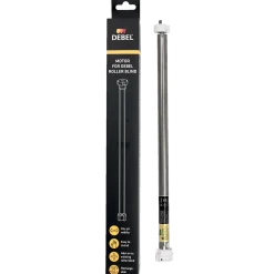 Debel batterimotor til rullegardin hvid 25 mm