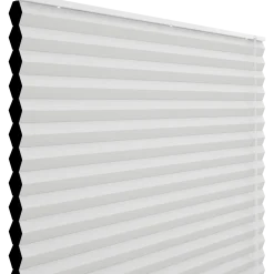 Debel dubai mørklægningsgardin plisse hvid 60x130 cm