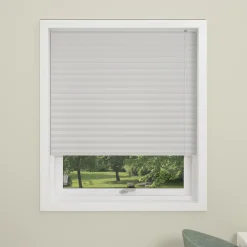 Debel dubai mørklægningsgardin plisse hvid 60x130 cm
