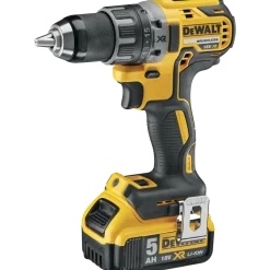 DeWALT DCD791P2 18V XR bore-/skruemaskine 2x5.0 Ah batterier og lader