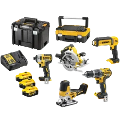DeWALT DCK500P3T-QW kombo-kit 3x5.0 Ah batterier