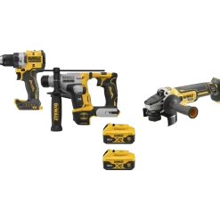 DeWALT DCK355P2T-QW 18V kombokit med 3 maskiner 2x5.0 Ah batterier