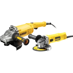 DeWALT DWE492DUO2 vinkelslibersæt 2200W 230 mm + 900W 125 mm
