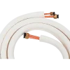 Dobbelt kobberrør 1/4" - 3/8" 3m med kappe