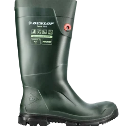 Dunlop purofort terrapro grøn str.  sikkerhedsgummistøvle grøn str. 40