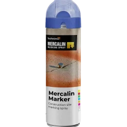 DVA mercalin mærkespray fluo 500 ml blå