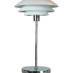 Dyberg Larsen DL31 bordlampe mat hvid