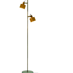 Dyberg Larsen Ocean gulvlampe karry/messing/turkis