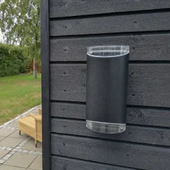 Dyberg Larsen Ribe udendørs væglampe up/down sort
