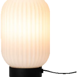 Dyberg Larsen riflet bordlampe E27 opal