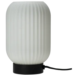 Dyberg Larsen riflet bordlampe E27 opal