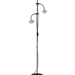 Dyberg Larsen Valby opal gulvlampe G9 sort