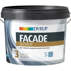 Dyrup facademaling silomur 3 hvid 9 L
