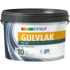 Dyrup gulvlak klar 10 0,75 L