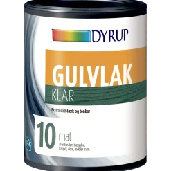 Dyrup gulvlak klar 10 0,75 L