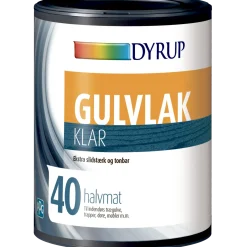 Dyrup gulvlak klar 40 0,75 L
