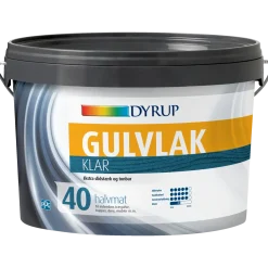 Dyrup gulvlak klar 40 0,75 L