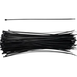 E-Line kabelstrips 4,8x203 mm 100 stk sort