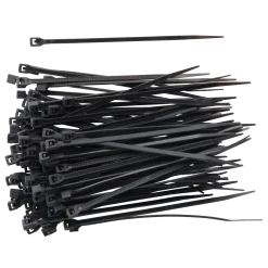 E-Line kabelstrips 2,5x100 mm 100 stk sort
