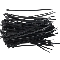 E-Line kabelstrips 3,6x150 mm 100 stk sort