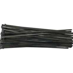 E-Line kabelstrips 7,5x378 mm 50 stk sort