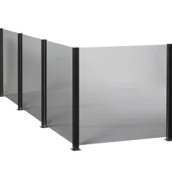 Elmholm glas t/hegn 95 cm smoke
