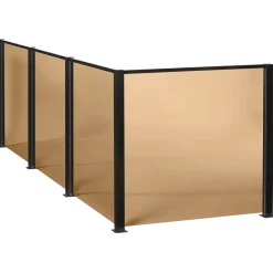 Elmholm hegn m/smoke glas startsæt 95 cm