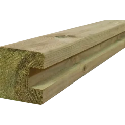 Endestolpe trykimprægneret 97x97 mm længde 2,7 m