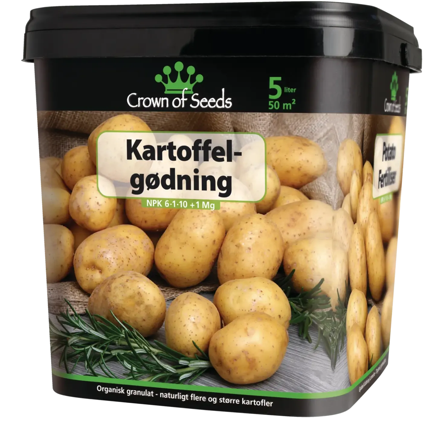 Fausol Crown of Seeds organisk drivhus/kartoffelgødning 5 L