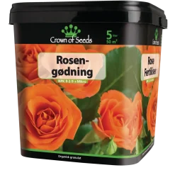 Fausol Crown of Seeds organisk rosengødning 5 L