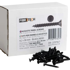 Fibrotech panelskrue 4,2x30 mm sort TX20