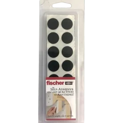 Fischer selvklæbende dækhætter 14 mm sort