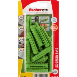 Fischer SX Green dyvel m/krave 8x40 mm 90 stk