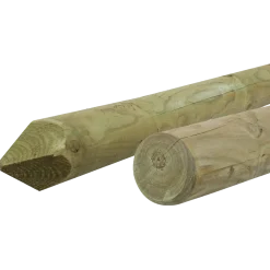 FT hegnspæl Ø7x250 cm NTR A trykimprægneret spids