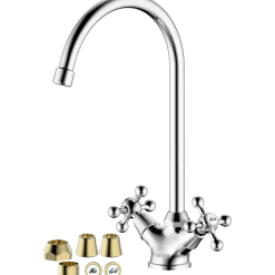 GEYSER Magnolia køkkenarmatur krom