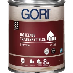 GORI 605 dækkende træbeskyttelse hvid 5 L