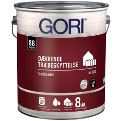 GORI 605 dækkende træbeskyttelse hvid 5 L