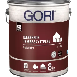 GORI 605 dækkende træbeskyttelse stengrå 5 L