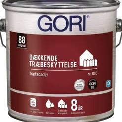 GORI 605 dækkende træbeskyttelse svenskrød 5 L