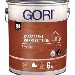 GORI 502 transparent træbeskyttelse farveløs 5 L