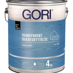 GORI 502 transparent træbeskyttelse mahogni 5 L