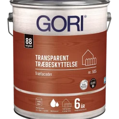 GORI 505 transparent træbeskyttelse nød 2,5 L