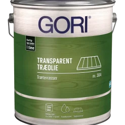 GORI 304  transparent træolie træterrasse farveløs 2,5 L