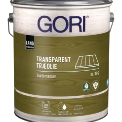 Gori 306 transparent træolie træterrasse farveløs 5 L